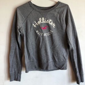 grey hollister crewneck